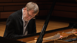 John Burge performing at the Isabel Bader Performing Arts Centre